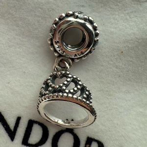 Pandora “hearts tiara ring” charm